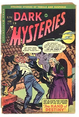 Buy Dark Mysteries 22 FR- Last Pre-Code Issue! Horror 1955 Master Merit Comics R467 • 78.65£