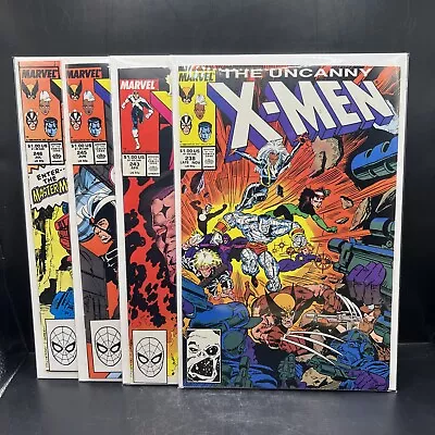 Buy Uncanny X-Men #238 243 245 & 246 - Marvel Modern Age Comic Book Lot(A44)(28) • 15.26£