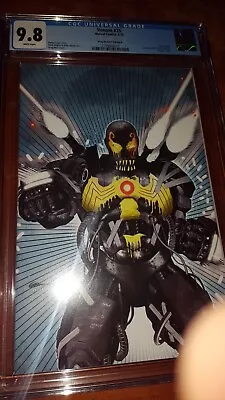Buy Venom #25 CGC 9.8 Greg Horn Art Codex Virgin Edition B Iron Man 282 Homage • 43.42£