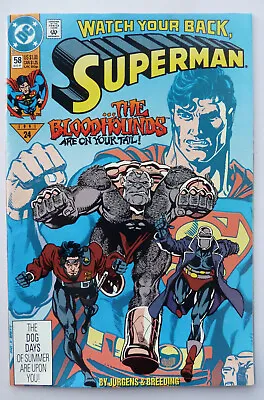 Buy Superman #58 - DC Comics - August 1991 F/VF 7.0 • 4.45£