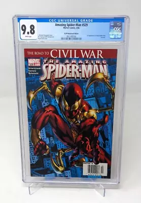 Buy NEWSSTAND Amazing Spider-Man #529 CGC 9.8 Marvel Comics 2006 • 279.83£