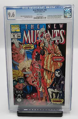 Buy Marvel New Mutants #98 (1st App Deadpool, Gideon & Copycat) CGC 9.6 White Pages! • 649.95£