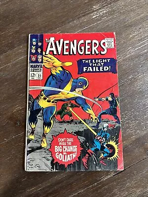 Buy The Avengers #35 (Marvel 1966) Goliath, Captain America GD • 11.99£