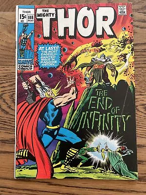 Buy Mighty THOR #188 (Marvel 1971) Odin Vs Infinity Origin, Loki Vs KarnIlla, FN • 15.17£
