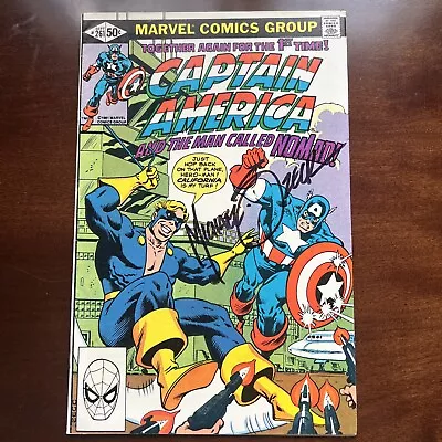Buy Captain America #261 (1981, Marvel Comics) SIGNED By Artist Michael Zeck • 35.58£