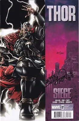 Buy Marvel Thor Siege #607 Mico Suayan Cover Signed By Billy Tan 169/200 • 23.71£