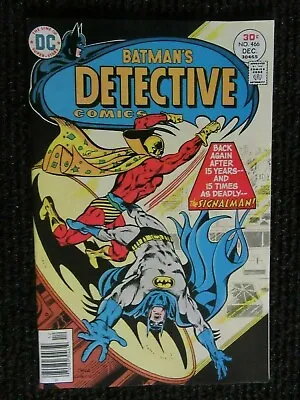Buy Detective Comics #466  Dec 1976  Very High Grade!!  See Pics!! • 22.16£