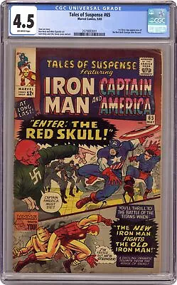 Buy Tales Of Suspense #65 CGC 4.5 1965 2079883001 1st Silver Age App. Red Skull • 167.90£