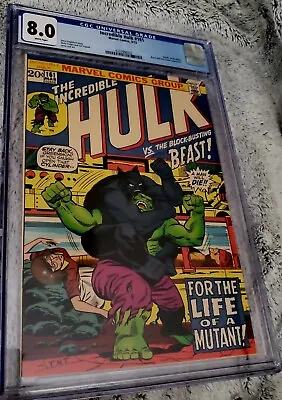 Buy Incredible Hulk #161 Cgc 8.0 Beast Vera Cantor Death Of Mimic Herb Trimpe • 80.05£