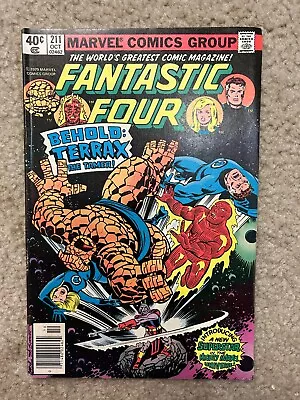 Buy FANTASTIC FOUR #211 (VG/F) 1979 1st Appearance Of Terrax The Tamer! JOHN BYRNE! • 12.01£