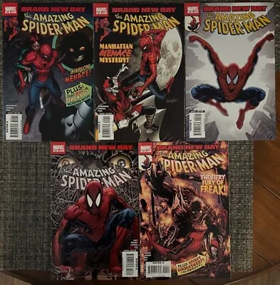 Buy Amazing Spider-Man #550-554 Marvel Comics 2008 Brand New Day 1st App. Of Menance • 11.85£