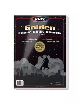 Buy Supplies Golden Comic Backing Boards (100 Count) • 24.74£