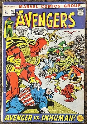 Buy Avengers #95 - Neal Adams Art (Marvel 1972) • 12.99£