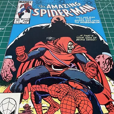 Buy Amazing Spider-Man #249 DIRECT (1984) John Romita Sr. Stern Kingpin Mid Grade • 9.84£