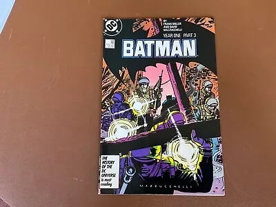 Buy DC Comics Batman Year One Number Three Issue 406 April 1987======== • 9.99£