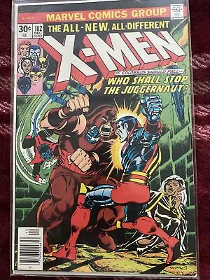 Buy X-Men 102 (1976) Juggernaut Origin Of Storm Marvel Bronze, FN “LST PRC DROP!!” • 211.87£