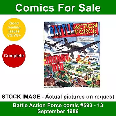 Buy Battle Action Force Comic #593 - 13 September 1986 - VG/VG+ • 3.99£