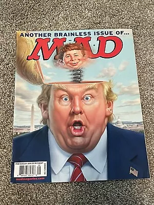 Buy Mad Magazine August 2016 #540 Brainless Issue Donald Trump Batman V Superman • 14.15£