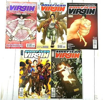Buy American Virgin #1-5 Comic Book Lot, Vertigo Comics 2006, Seagle, Cloonan, NM • 7.12£