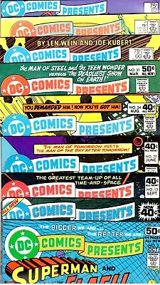 Buy DC COMICS PRESENTS 2 4 13 22 24 31 66 71 82   BIZARRO!  DEADMAN!  FINE (6.0) Avg • 40.13£