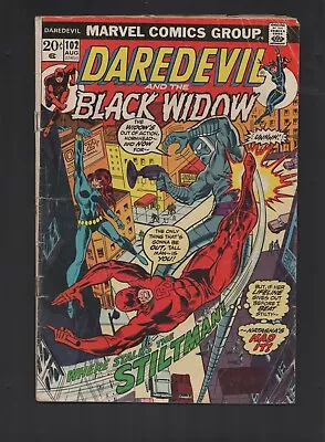 Buy Marvel Comics Daredevil August 1973 VOL# 1 NO# 102 Comic Book Comicbook • 5.99£
