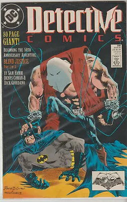 Buy Dc Comics Detective Comics #598 (1989) Batman Giant Size 1st Print F • 2.95£