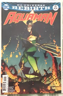 Buy AQUAMAN #21 - REBIRTH - MIDDLETON VARIANT (DC, 2017, First Print) • 3.50£