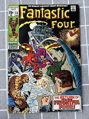 Buy #94 The Fantastic Four, The Return Of The Frightful Four, VF Condition, Marvel • 365.95£