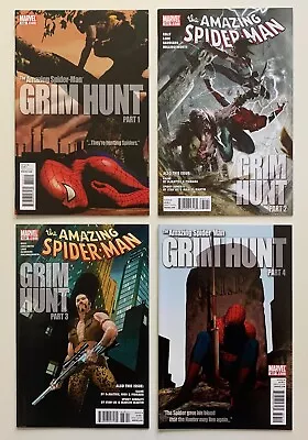 Buy Amazing Spider-Man #634, 635, 636 & 637 Grim Hunt All 4 Parts (Marvel 2010) • 59.25£