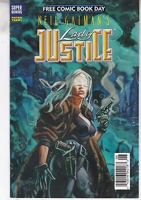 Buy Super Genius Lady Justice Neil Gaiman Fcbd #1 May 2015 Free Comic Book Day • 4.99£