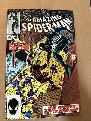Buy AMAZING SPIDER-MAN 1985 #265 1st App Of SILVER SABLE - Key! NM • 38.64£