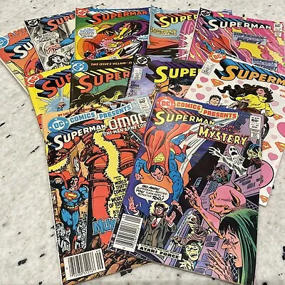 Buy SUPERMAN 11 Comic Lot 1980s 12 20 365 379-381 387 413 Presents House Of Mystery • 31.62£