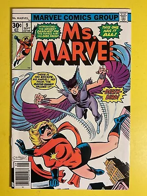 Buy Ms. Marvel #9 1st Appearance Of Deathbird X-Men 97 Marvel 1977. • 26.53£