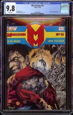 Buy Miracleman # 15 CGC 9.8 White (Eclipse, 1988) Death Of Kid Miracleman • 312.29£