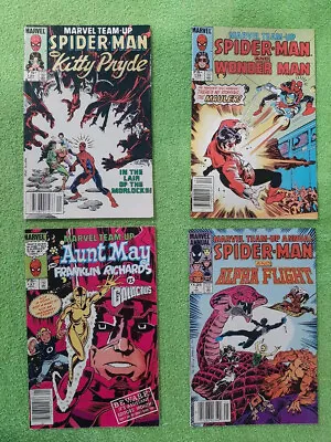 Buy Lot Of 4 MARVEL TEAM-UP 135, 136, 137, Ann 7 All Canadian NM Spider-man RD4652 • 6.88£
