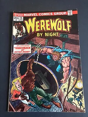 Buy WEREWOLF BY NIGHT #16 VF/NM, Original Owner, Hunchback! • 39.51£