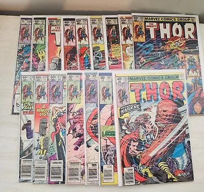 Buy Lot Of 16 Thor Comics. 285, 302, 308, 310, 317 Thru 328 • 63.24£