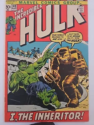 Buy Incredible Hulk #149 (Low To Mid Grade) 1972 • 8£