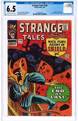 Buy Strange Tales #146 - Marvel 1966 CGC 6.5 Eternity Vs. Dormammu. Last Steve Ditko • 125.07£