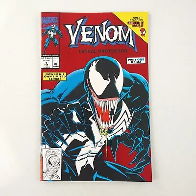 Buy Venom: Lethal Protector #1 VF/NM 1st Solo Title Spider-Man (1992 Marvel Comics) • 11.85£