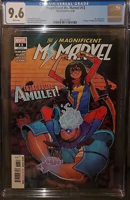 Buy The Magnificent Ms. Marvel #13 1st Print Cgc 9.6 Not 9.8 1st App Of Amulet! Low! • 47.40£
