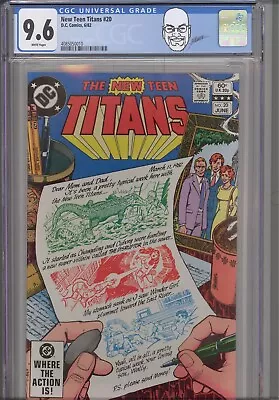 Buy New Teen Titans #20 CGC 9.6 1982 DC George Perez Custom Label & Certificate • 51.35£