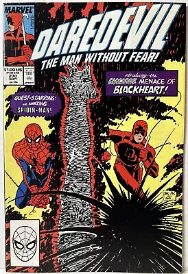Buy Daredevil Marvel #270 Sept 1989 Featuring Spiderman & Introducing Blackheart VF • 7.99£