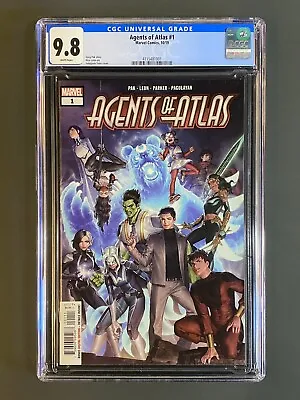 Buy AGENTS OF ATLAS #1 CGC 9.8 🔑1ST APPEARANCE JIN SOO HAE WON 🔑 SHANG CHI Marvel • 59.12£