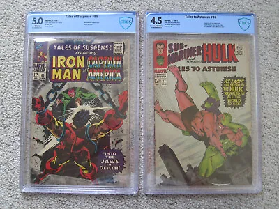 Buy Tales Of Suspense 85 CBCS 5.0 & Tales To Astonish #87 CBCS 4.5 • 71.58£