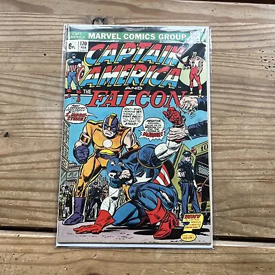 Buy Captain America #170 - 1st App Moonstone / New Falcon Costume! (Marvel 1974) • 20£
