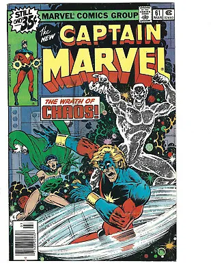 Buy Captain Marvel #61 (3/79) FN- (5.5) The Wrath Of Chaos! Great Bronze Age! • 3.32£