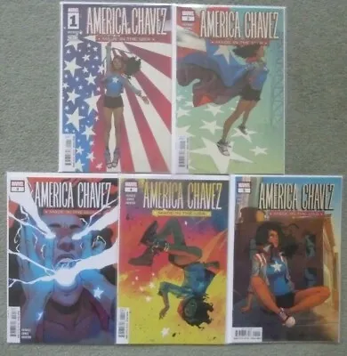 Buy America Chavez  Made In The Usa  #1-5 Set..marvel 2021 1st Prints..nm..2,3,4 • 39.99£