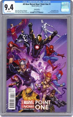 Buy All-New Marvel Now Point One 1 McNiven 1:75 Variant 1st Kamala Khan 2014 CGC 9.4 • 995£