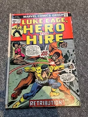 Buy Luke Cage, Hero For Hire #14, Oct 1973, Cents Issue, Marvel Comics • 20.10£